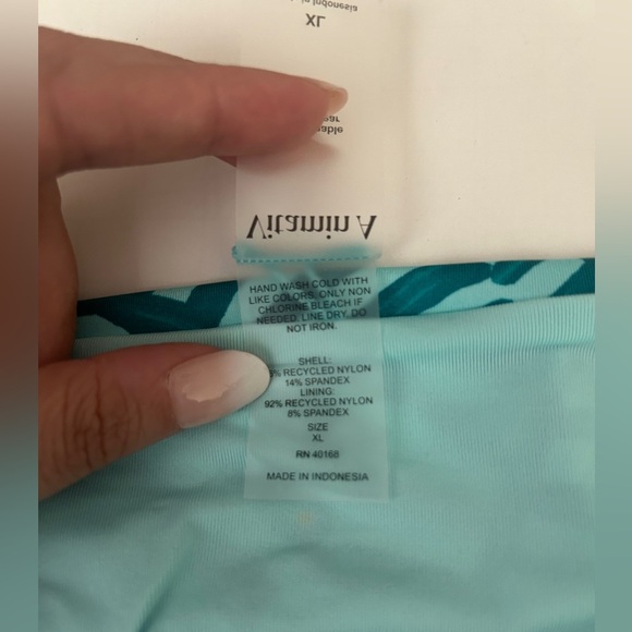 Vitamin A Women’s High Waist Bikini Bottom Leaft Print - Picture 4 of 7